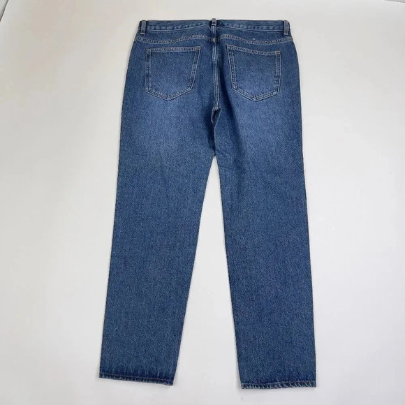 ARKET Men's Cropped Denim Blue Jeans Size 33 - Picture 2 of 10